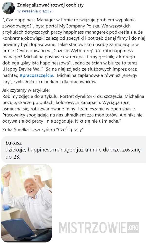 Happiness Manager –  