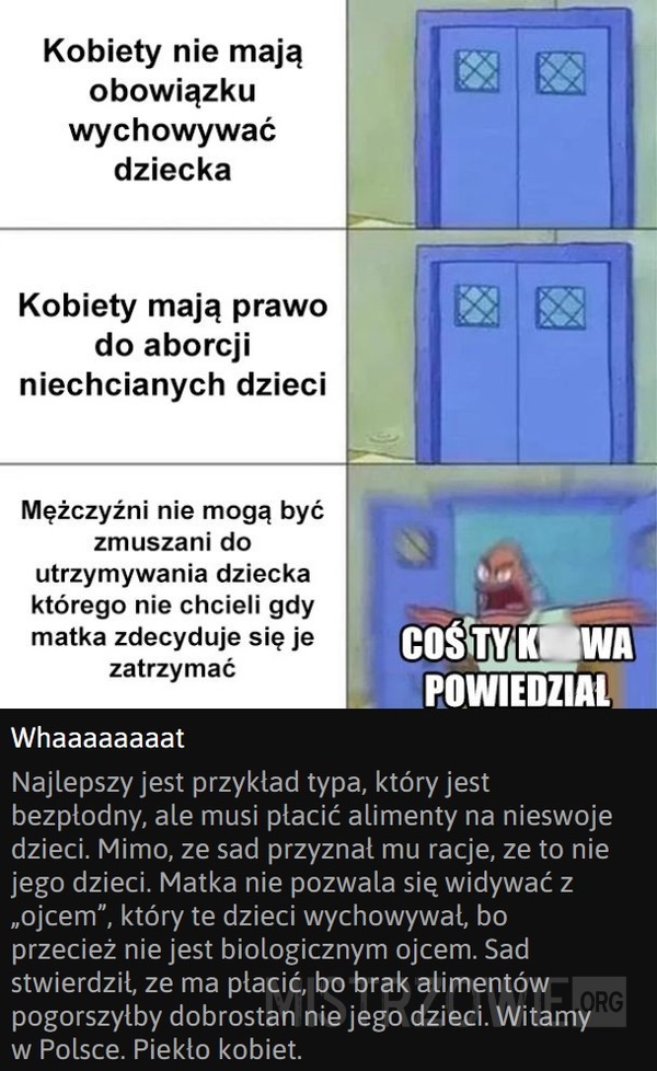 Coś ty powiedział? –  