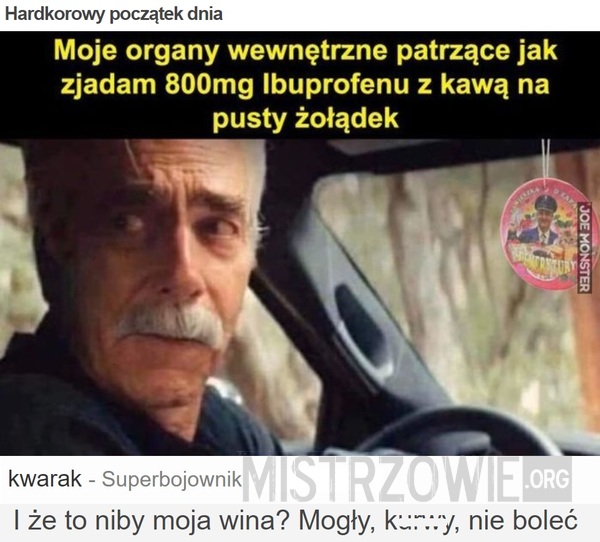 Hardkorowy początek dnia –  