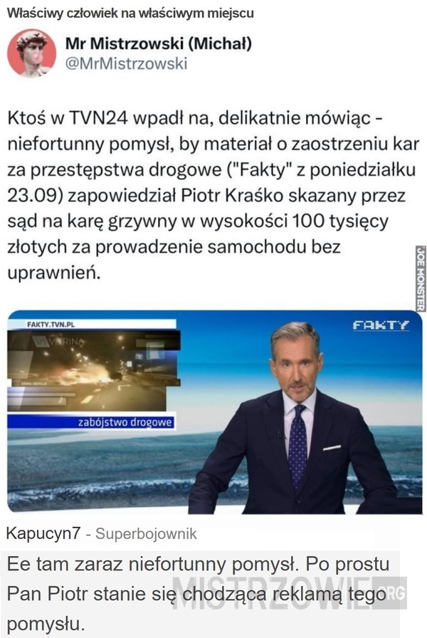 Właściwy człowiek na właściwym miejscu –  