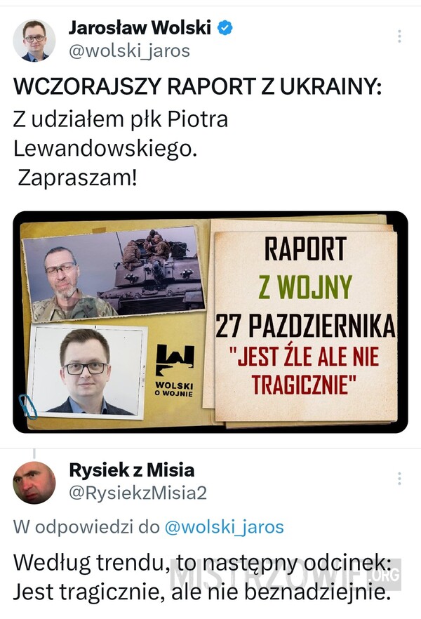 Jest źle, ale nie tragicznie –  