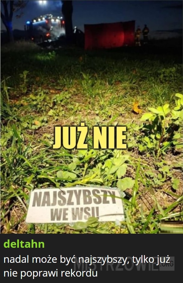 Już nie –  