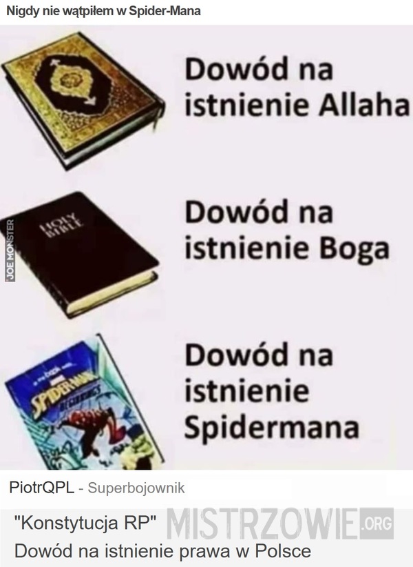 Nigdy nie wątpiłem w Spider-Mana –  