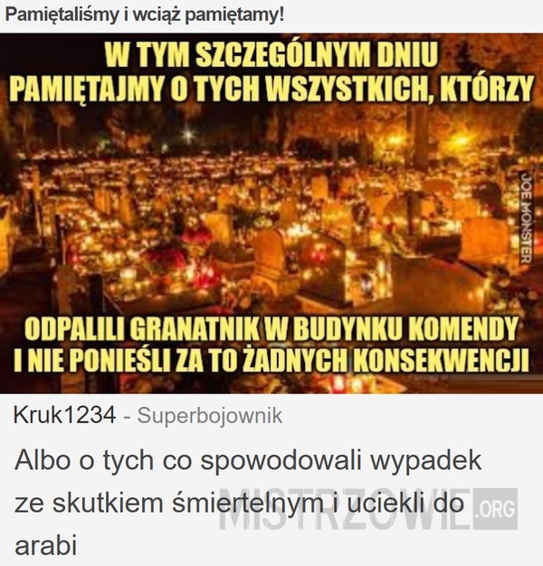 Pamiętaliśmy i wciąż pamiętamy! –  