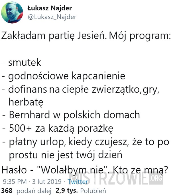 Jesień –  