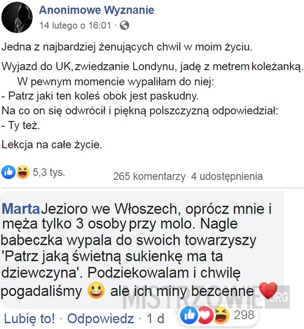 Jedna z najbardziej... –  