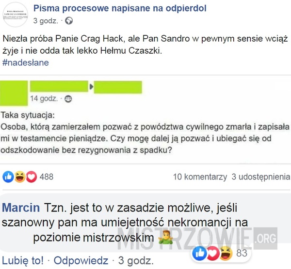 Powództwo cywilne –  