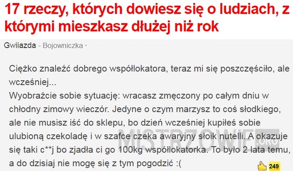 Rzeczy, których dowiesz się o ludziach... –  