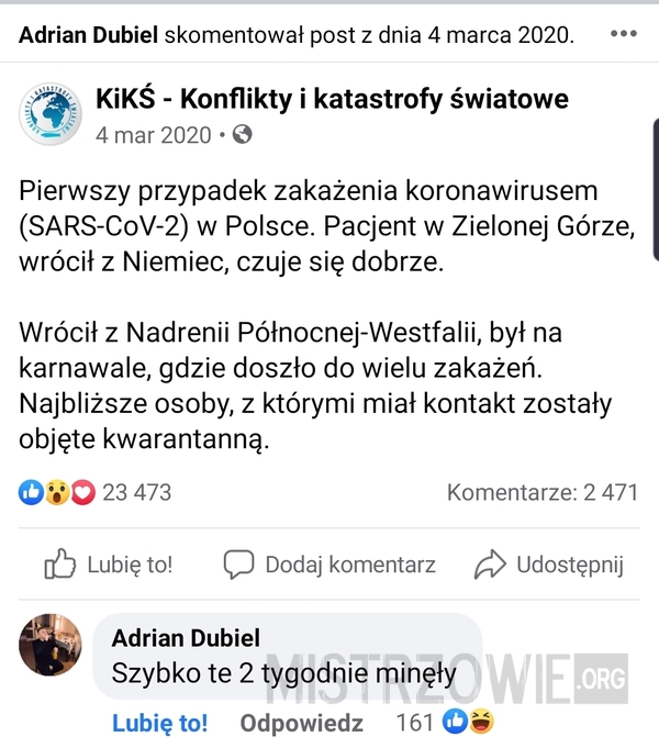 Najdłuższe dwa tygodnie mojego życia –  