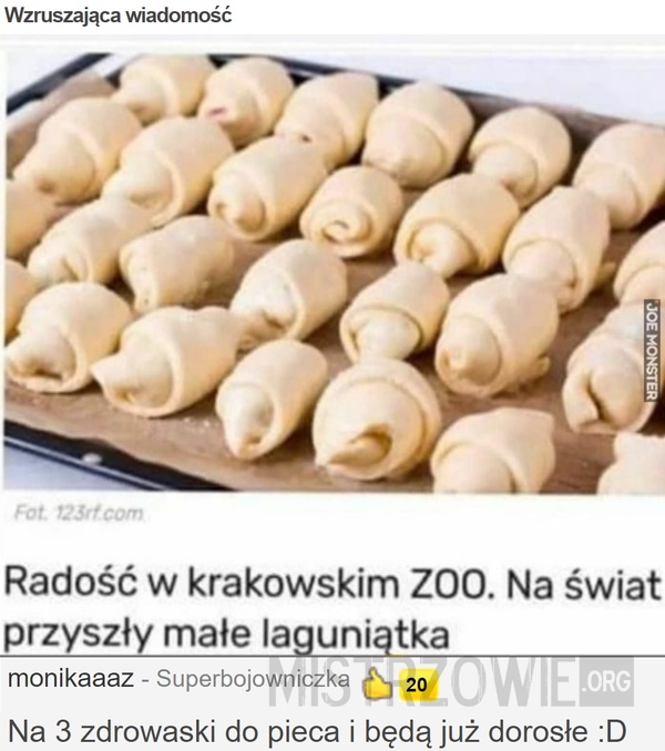 Wzruszająca wiadomość –  