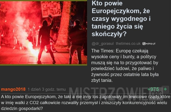 Czasy wygodnego i taniego życia –  