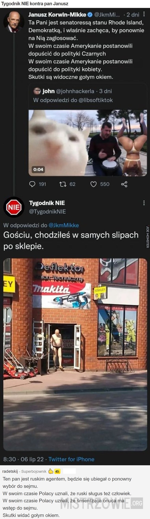 Tygodnik NIE kontra pan Janusz –  