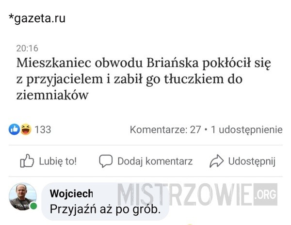 Przyjaźń po sam koniec –  