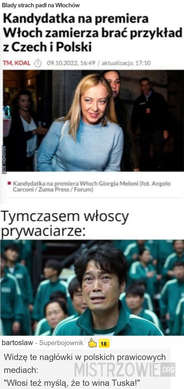 Blady strach padł na Włochów –  