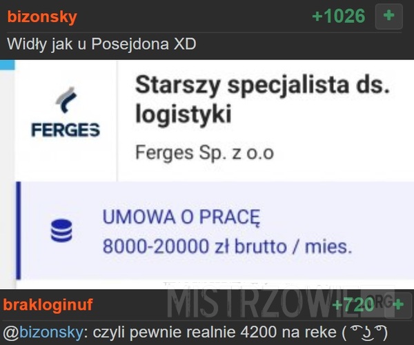 Widełki –  