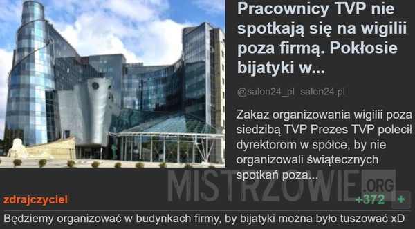 Zakaz organizowania wigilii –  