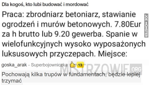 Dla kogoś, kto lubi budować i mordować –  