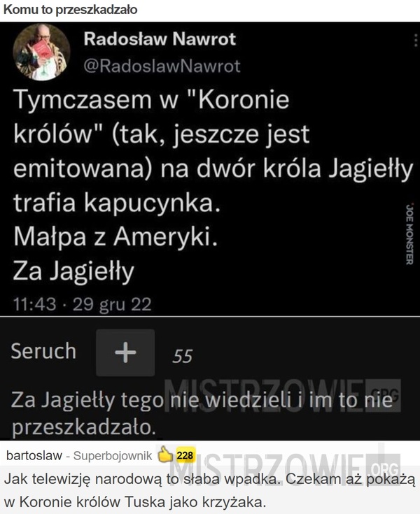 Komu to przeszkadzało –  