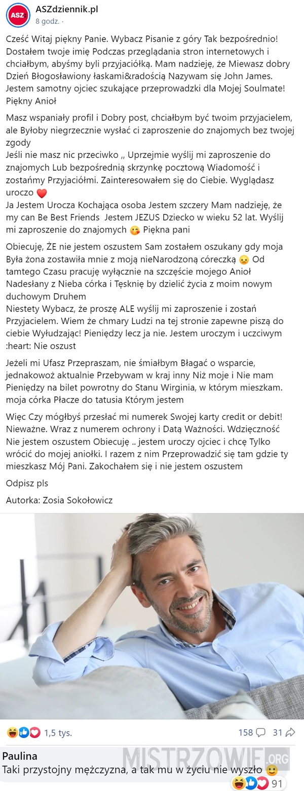 Witaj piękny Panie –  