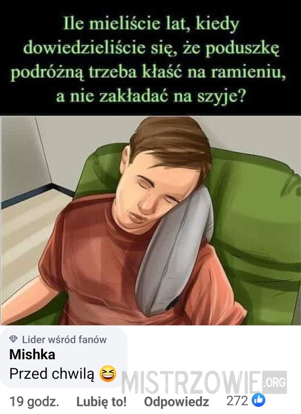 Poduszka podróżna –  