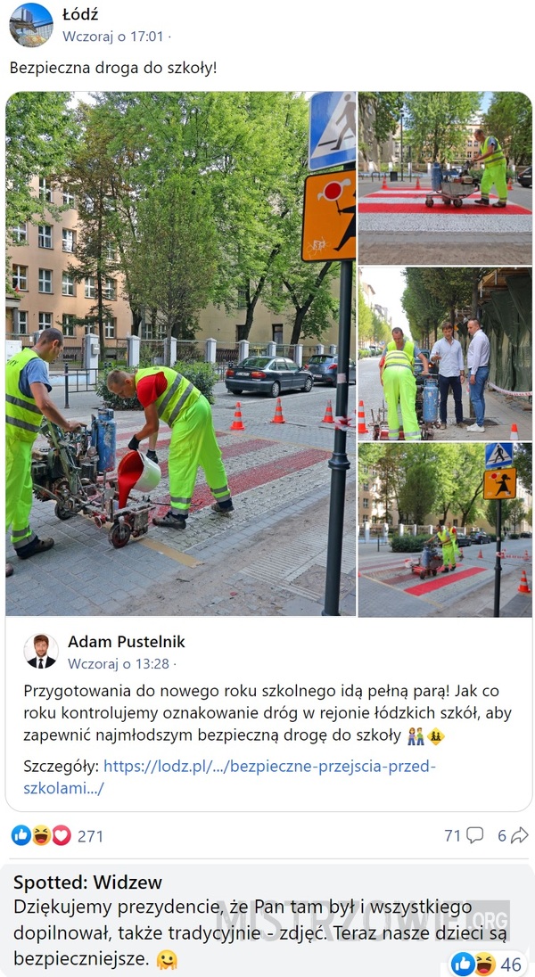 Bezpieczna droga do szkoły –  