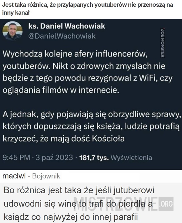 Jest taka różnica, że... –  