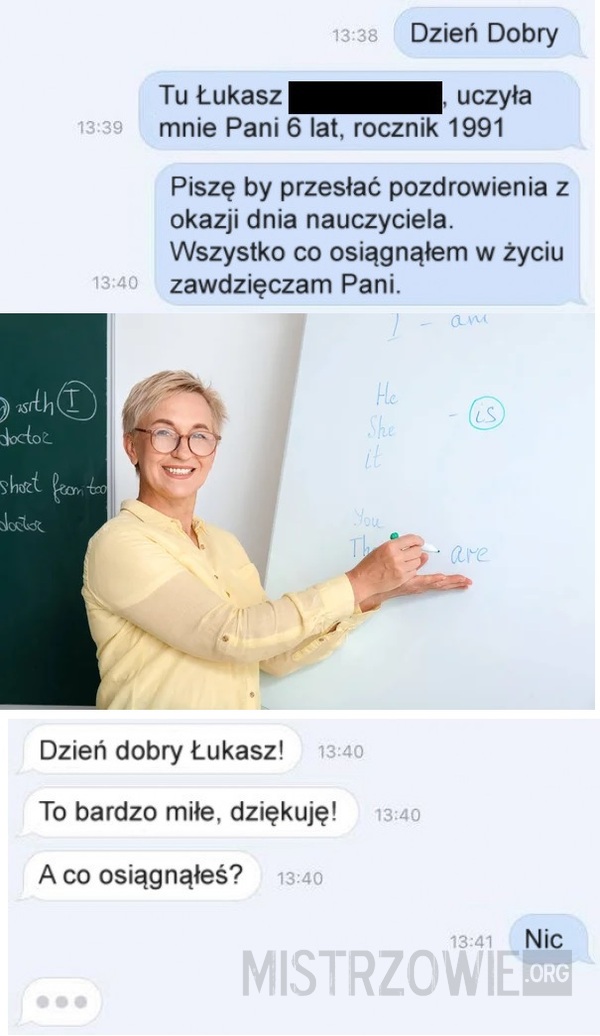 Nauczycielka –  