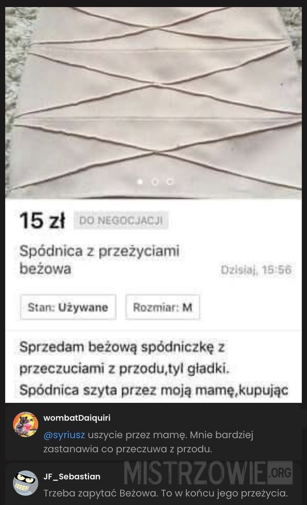 Przeżycia Beżowa. Biografia. –  