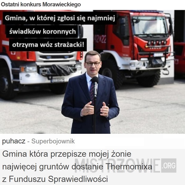 Ostatni konkurs Morawieckiego –  