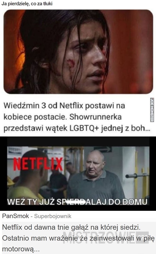 Ja pierdzielę, co za tłuki –  