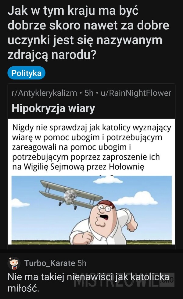 Hipokryzja wiary –  