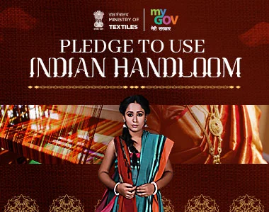 Pledge to use Indian Handloom thumb