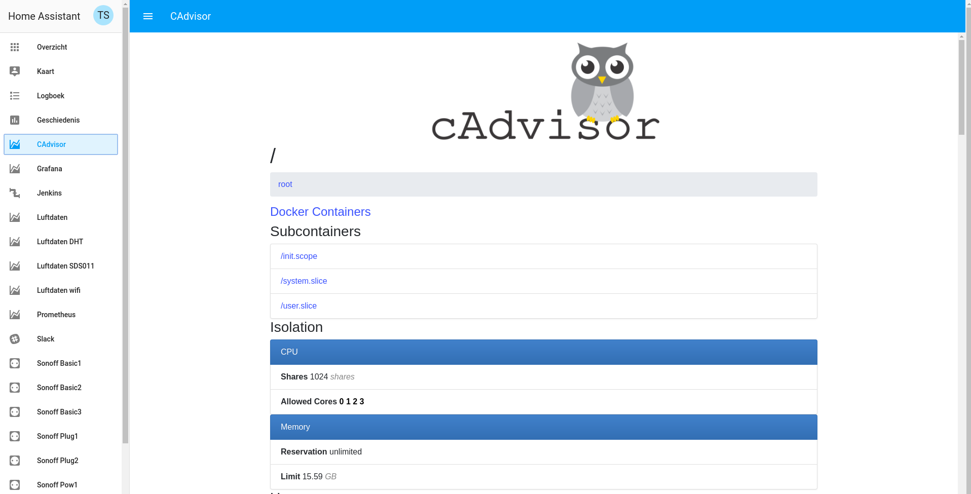 CAdvisor