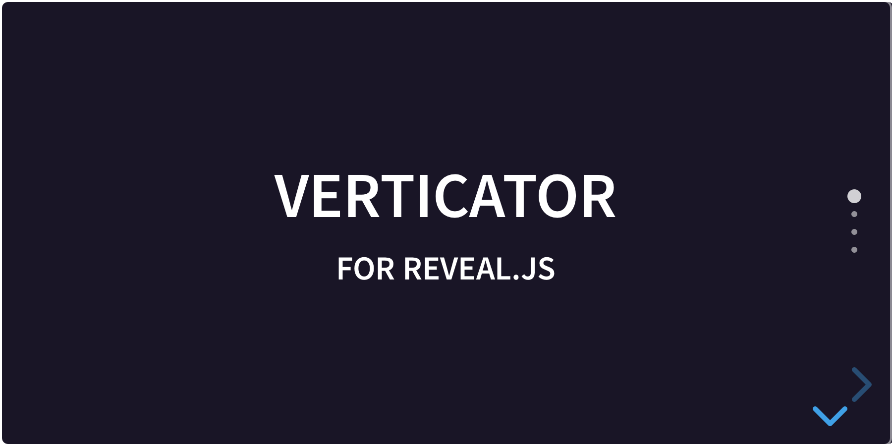 reveal.js-verticator