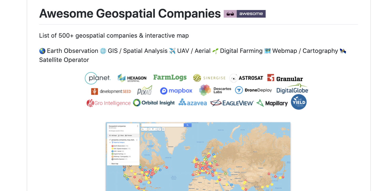 awesome-geospatial-companies