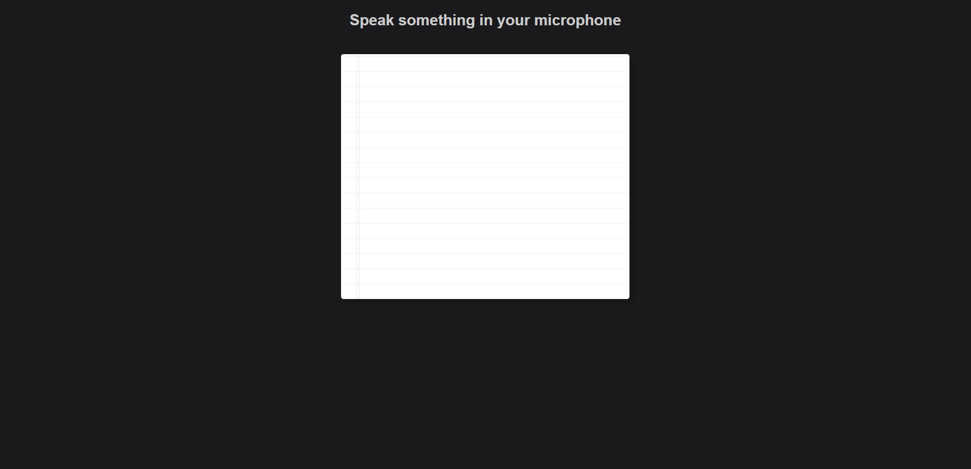 Speech-Recognition