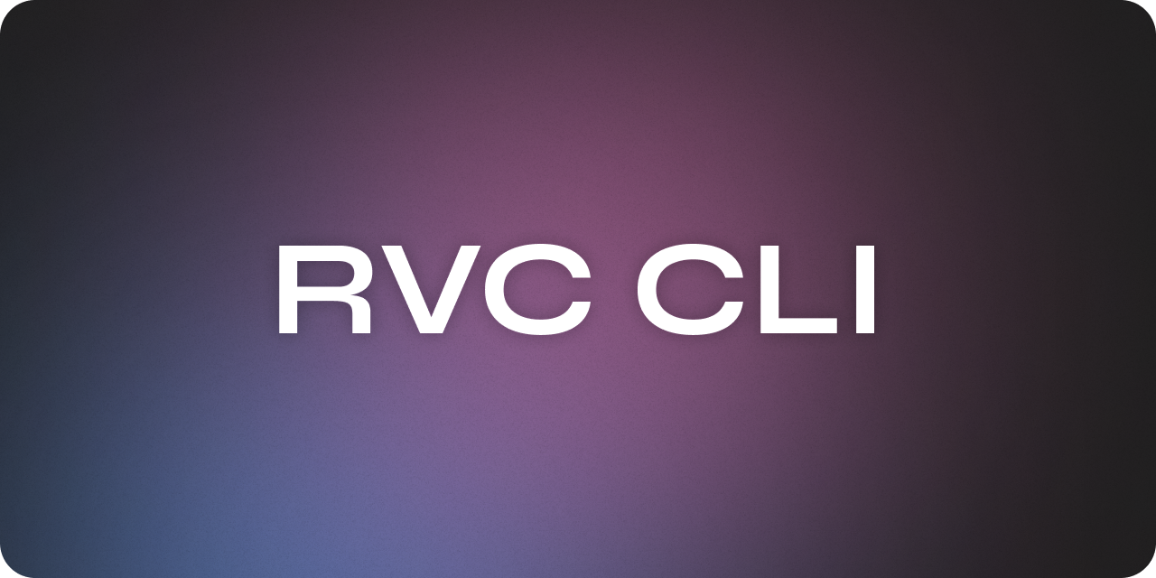 rvc-cli