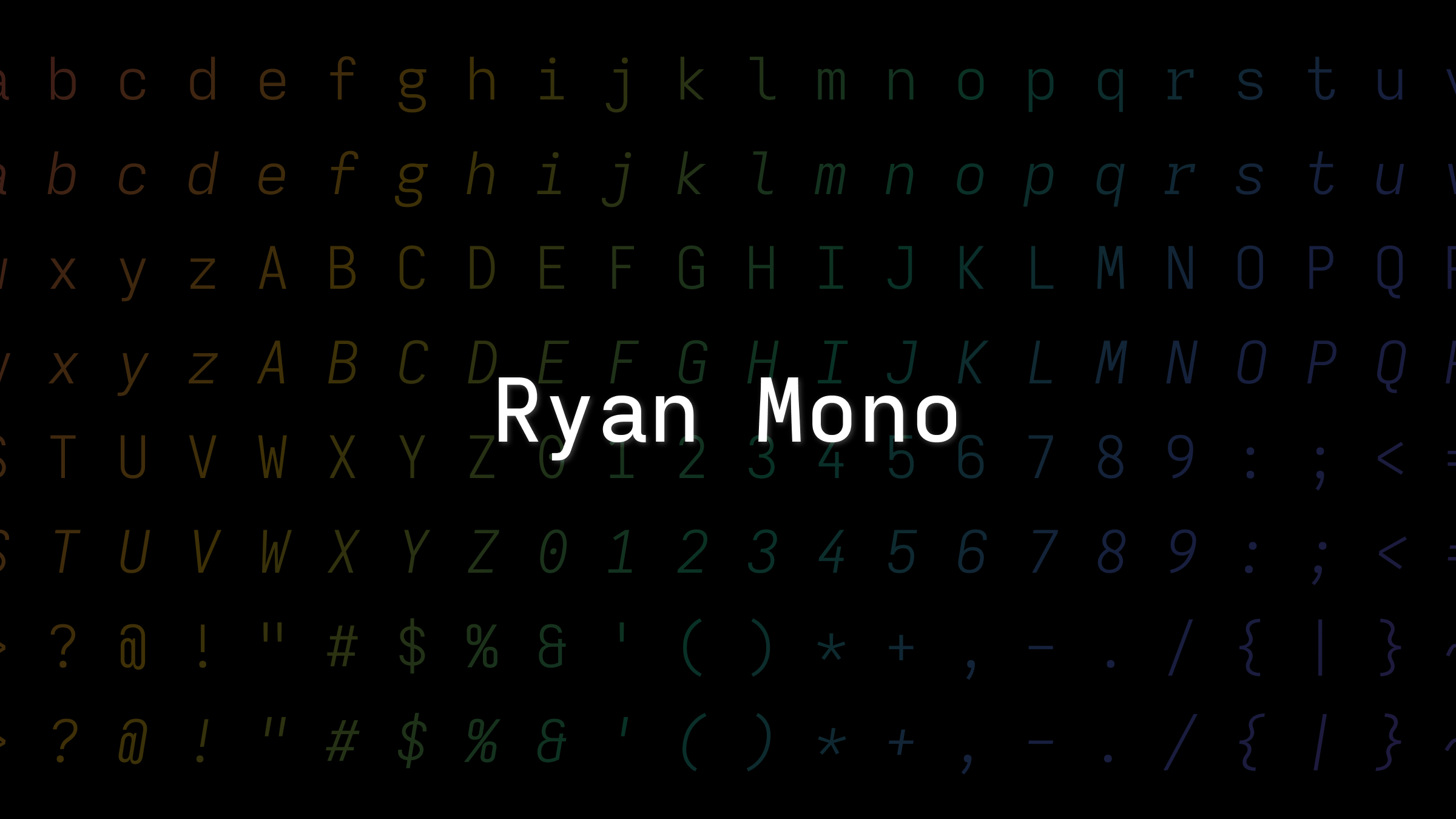 ryan-mono