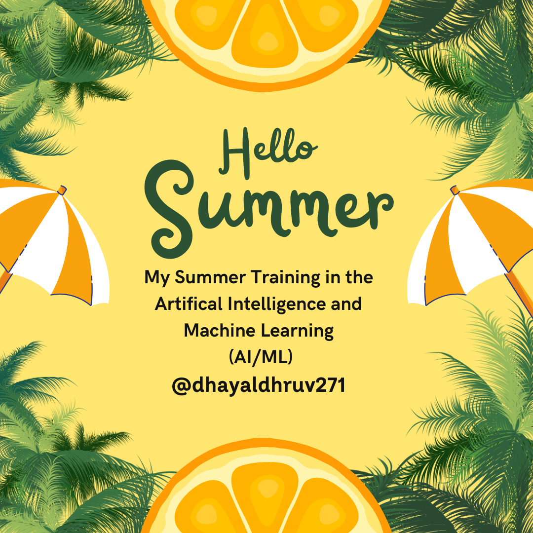 Summer-Training-AI-ML-