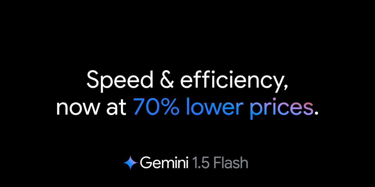 Gemini 1.5 Flash price drop with tuning rollout complete, and more