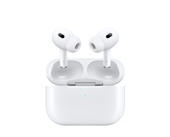 可自訂的 AirPods Pro (第 2 代) 充電盒，具有個人化文字和可愛或有趣的動畫表情符號。