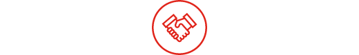 Line icon of partnership