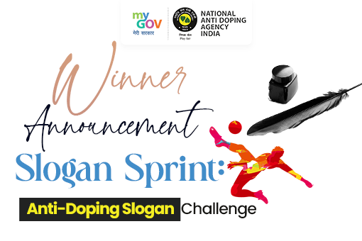 Winner Announcement for Slogan Sprint Anti-Doping Slogan Challenge