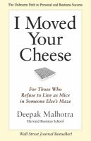 Book cover for "I moved your cheese".