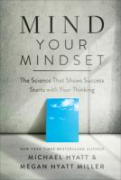 Book cover for "Mind your mindset".