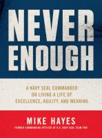 Book cover for "Never enough".