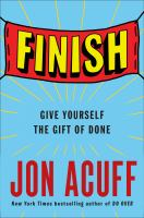 Book cover for "Finish".